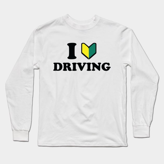 I Wakaba [Heart/Love] Driving Long Sleeve T-Shirt by tinybiscuits